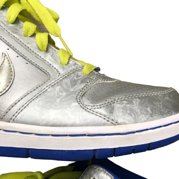 2009 Nike Air Prestige 2 High Swirled Metallic Size 9 - Picture 8 of 10